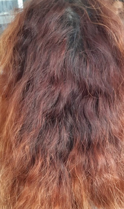 After haircut and style
