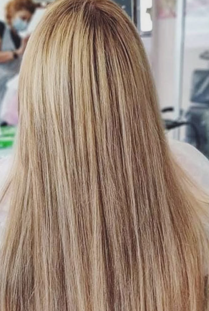 Before hairstyle finish